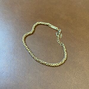 Ana Luisa Elina gold stacking bracelet